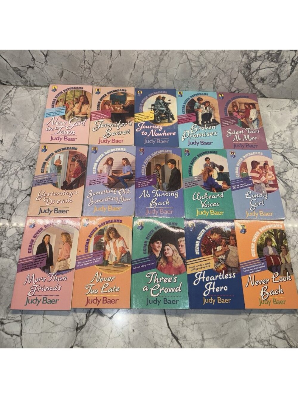 Cedar River Daydream Series Book Lot 15 Judy Baer Christian Teen Young Adult VTG